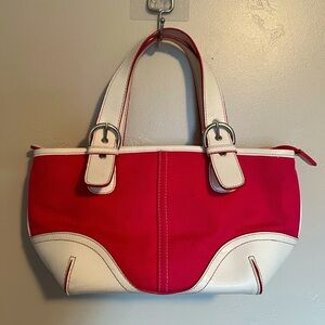 Y2k Sonoma Pink and White Women's Handbag